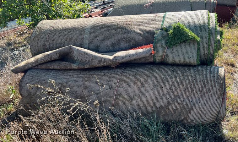 image for item LI9295 (3) rolls of artificial turf