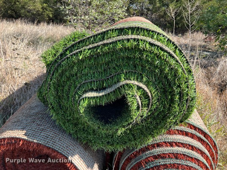 image for item LI9295 (3) rolls of artificial turf