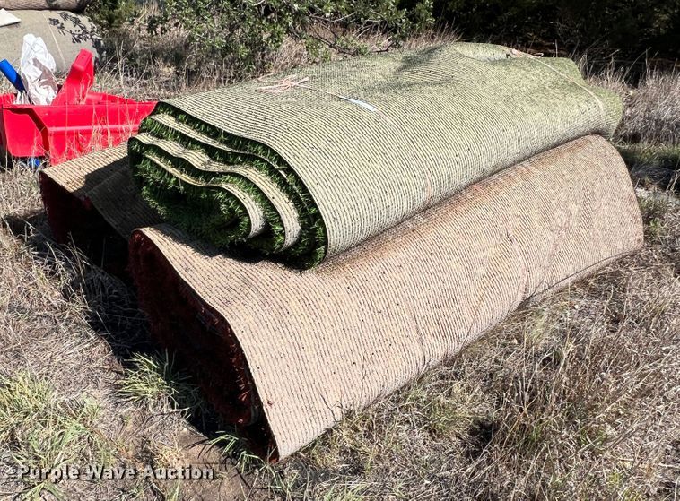 image for item LI9298 (3) rolls of artificial turf