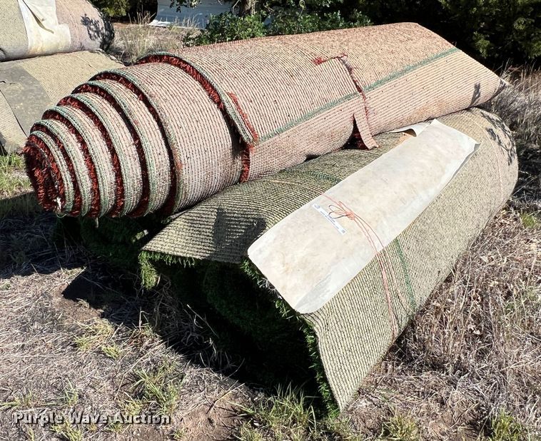 image for item LI9299 (3) rolls of artificial turf