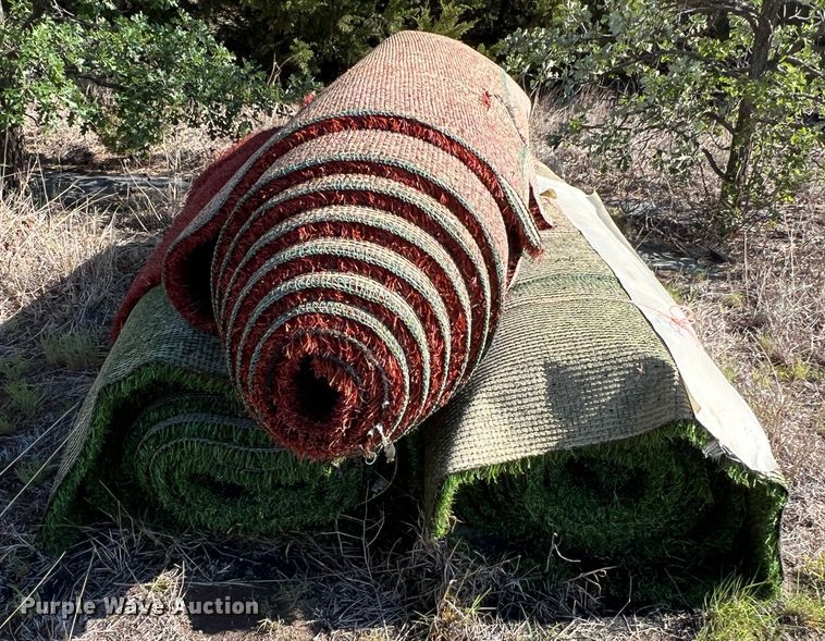 image for item LI9299 (3) rolls of artificial turf