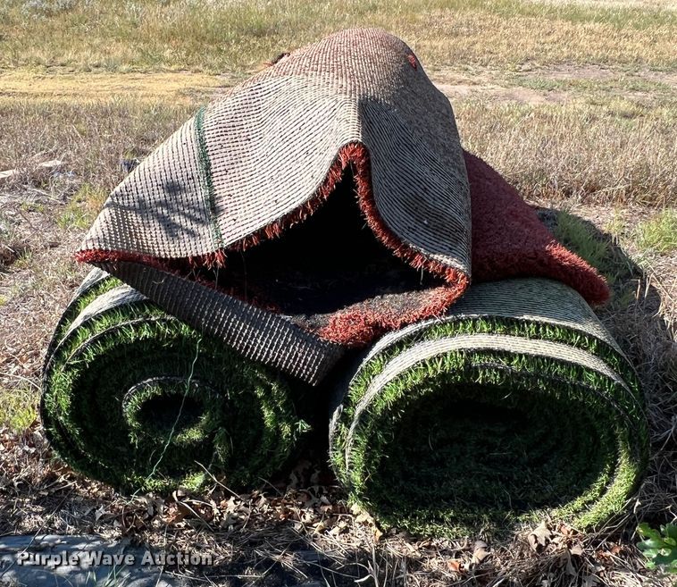 image for item LI9299 (3) rolls of artificial turf
