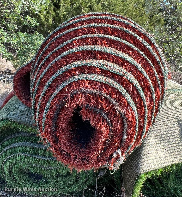 image for item LI9299 (3) rolls of artificial turf