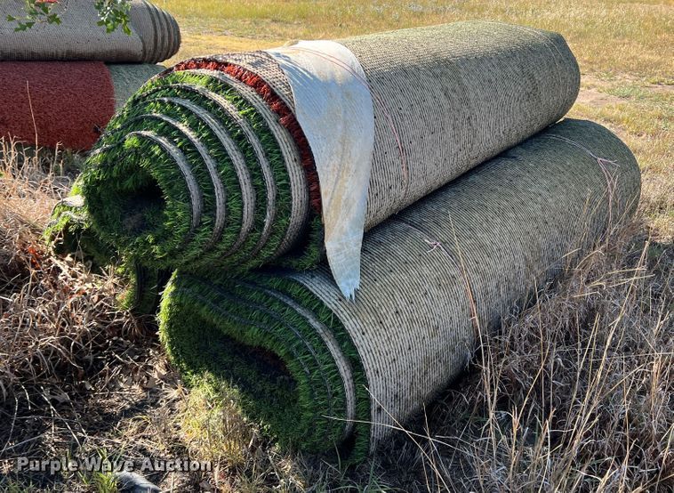 image for item LI9300 (3) rolls of artificial turf