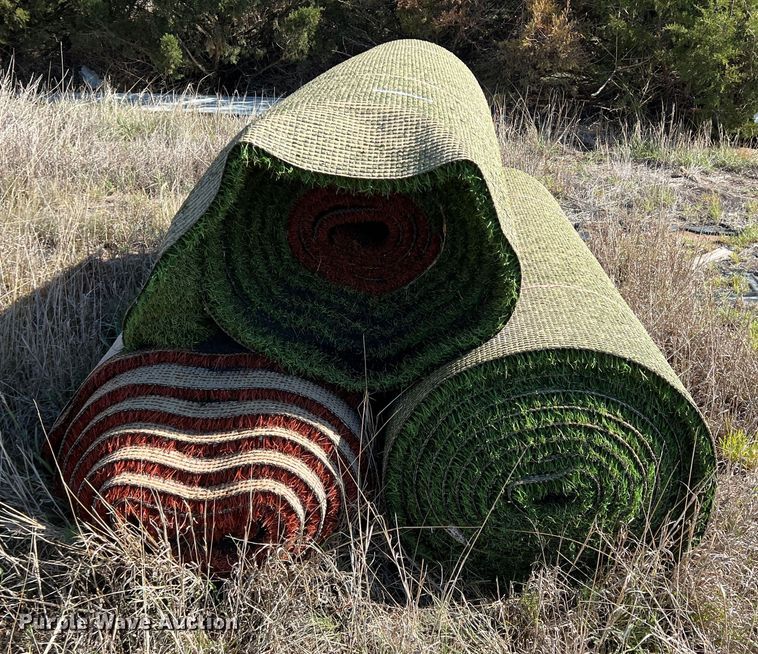image for item LI9302 (3) rolls of artificial turf
