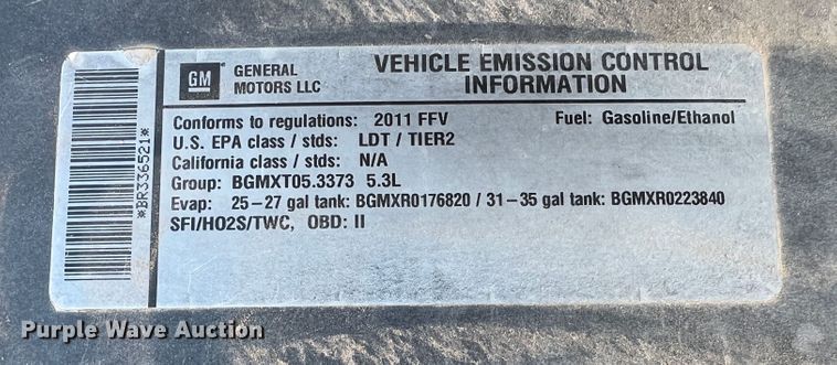 image for item LI9348 2011 Chevrolet Suburban  SUV