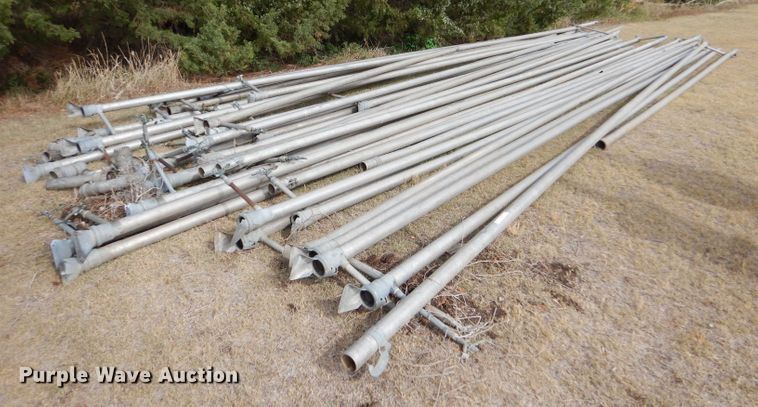 image for item LP9397 Approximately 30 pieces of aluminum irrigation pipes