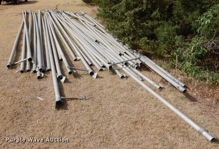 image for item LP9397 Approximately 30 pieces of aluminum irrigation pipes