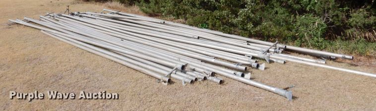 image for item LP9397 Approximately 30 pieces of aluminum irrigation pipes