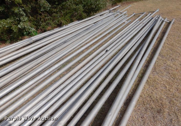 image for item LP9397 Approximately 30 pieces of aluminum irrigation pipes