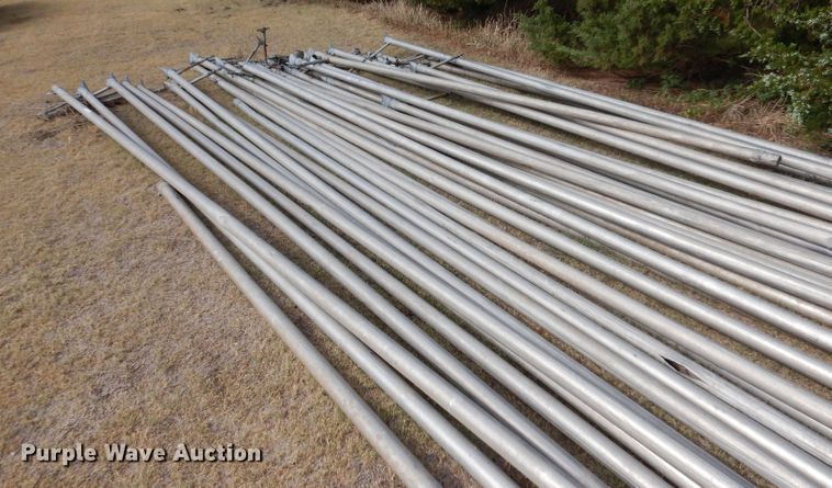 image for item LP9397 Approximately 30 pieces of aluminum irrigation pipes