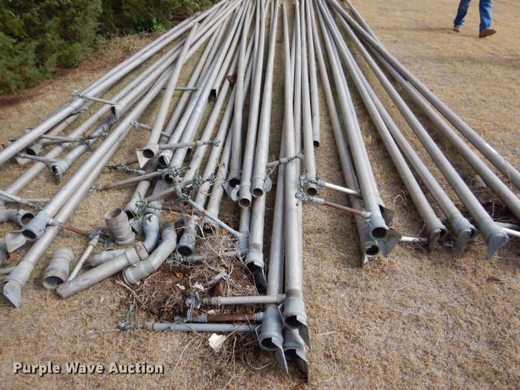 image for item LP9397 Approximately 30 pieces of aluminum irrigation pipes