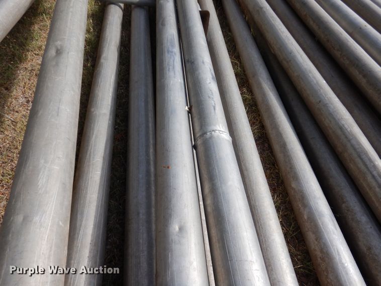 image for item LP9397 Approximately 30 pieces of aluminum irrigation pipes