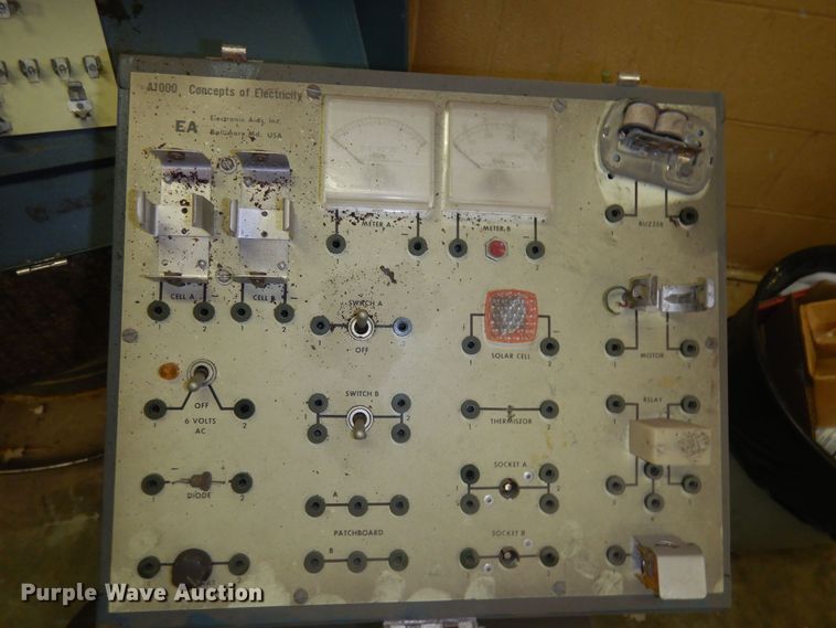 image for item MD9261 (11) Electronic Aids Concept of Electricity A1000 electrical training board