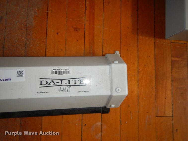 image for item MD9286 Da-Lite C  14' projector screen