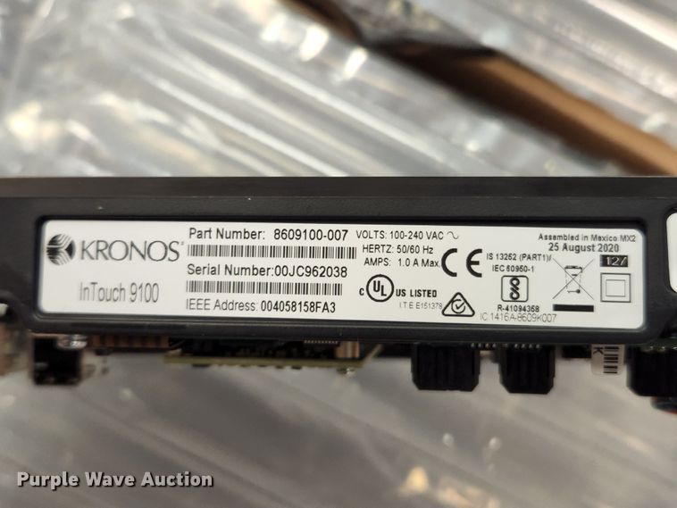 image for item MK9010 (3) Kronos 8609100-007 time clocks