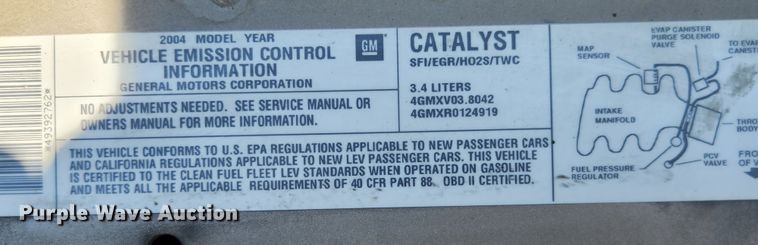 image for item MK9012 2004 Chevrolet Impala