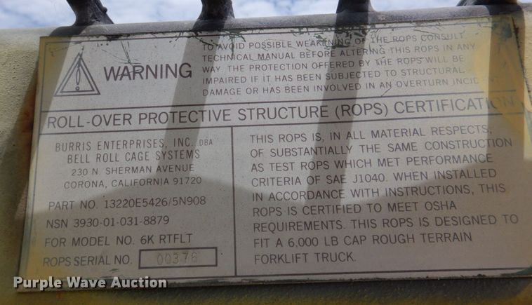 image for item MU9645 Chysler MLT-6CH  telehandler