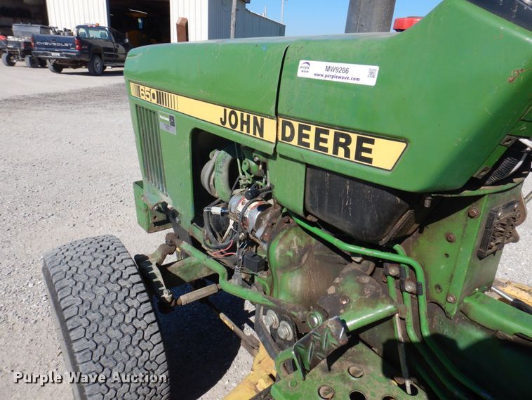image for item MW9286 John Deere 650  tractor