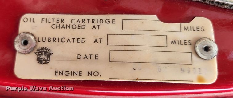 image for item DL6585 1955 Cadillac convertible