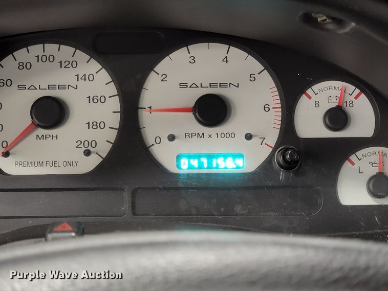 image for item DL6611 1999 Ford Mustang Saleen