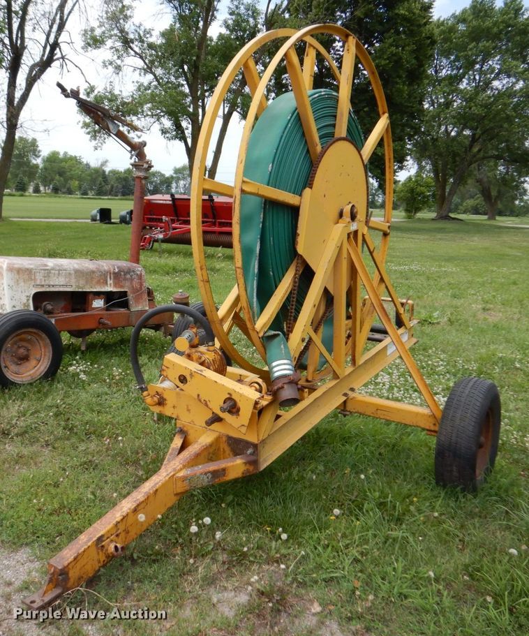 image for item DM2277 Rainbow  irrigation gun with hose reel trailer