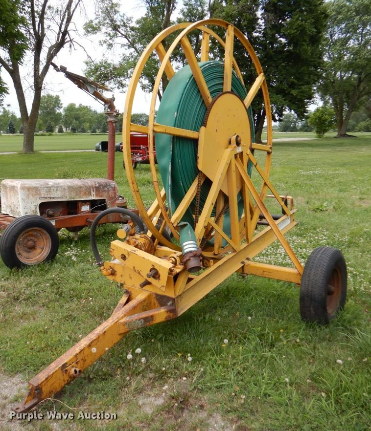 image for item DM2277 Rainbow  irrigation gun with hose reel trailer