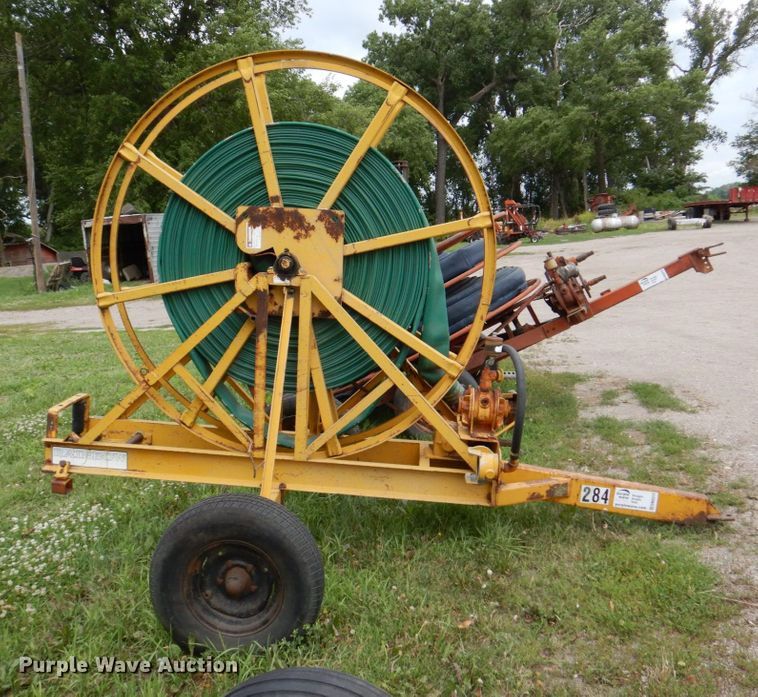 image for item DM2277 Rainbow  irrigation gun with hose reel trailer