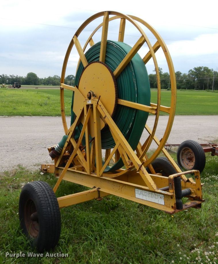 image for item DM2277 Rainbow  irrigation gun with hose reel trailer