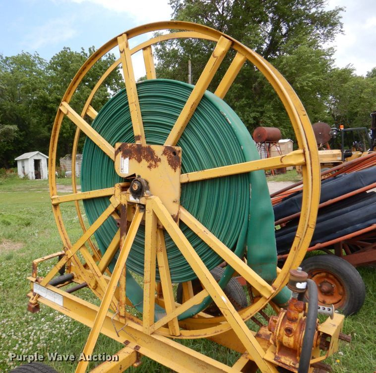 image for item DM2277 Rainbow  irrigation gun with hose reel trailer