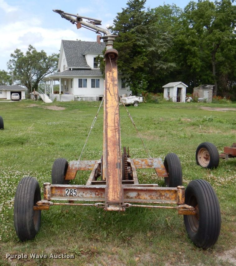 image for item DM2277 Rainbow  irrigation gun with hose reel trailer