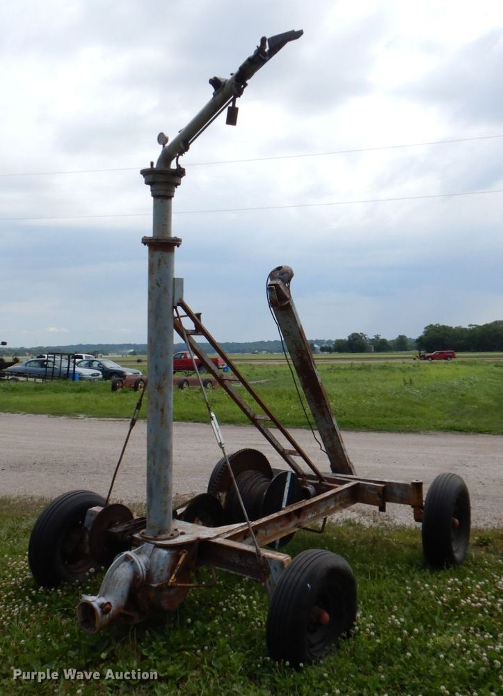 image for item DM2277 Rainbow  irrigation gun with hose reel trailer
