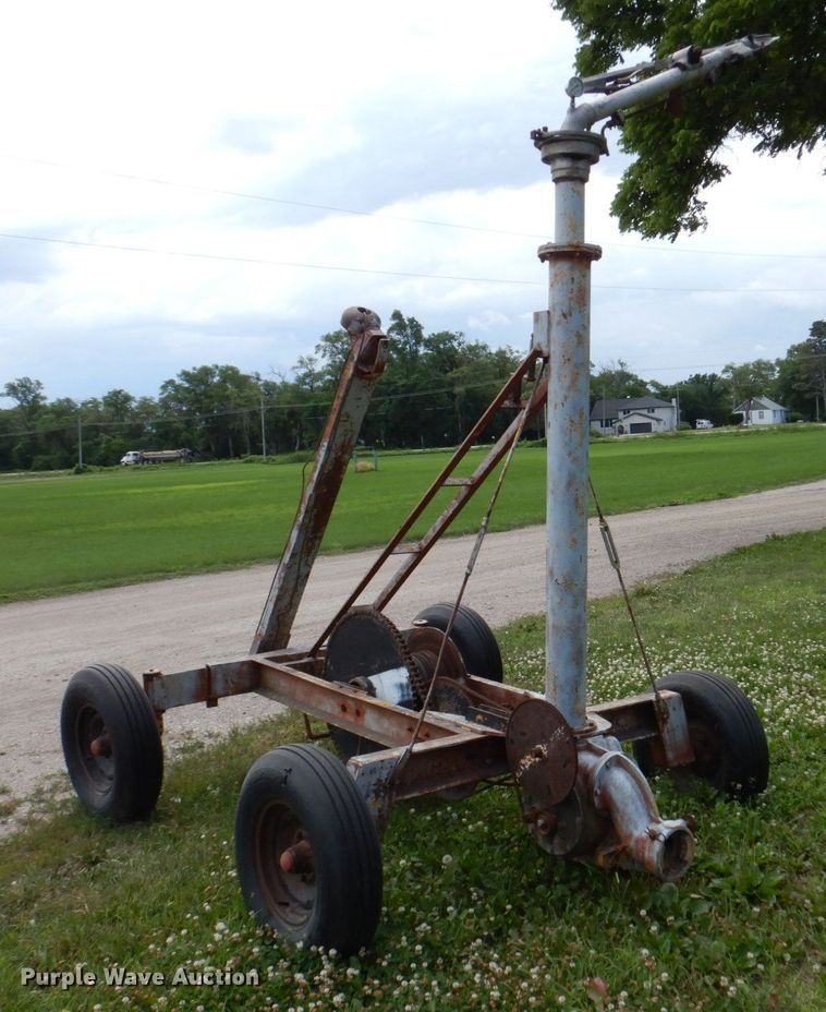image for item DM2277 Rainbow  irrigation gun with hose reel trailer