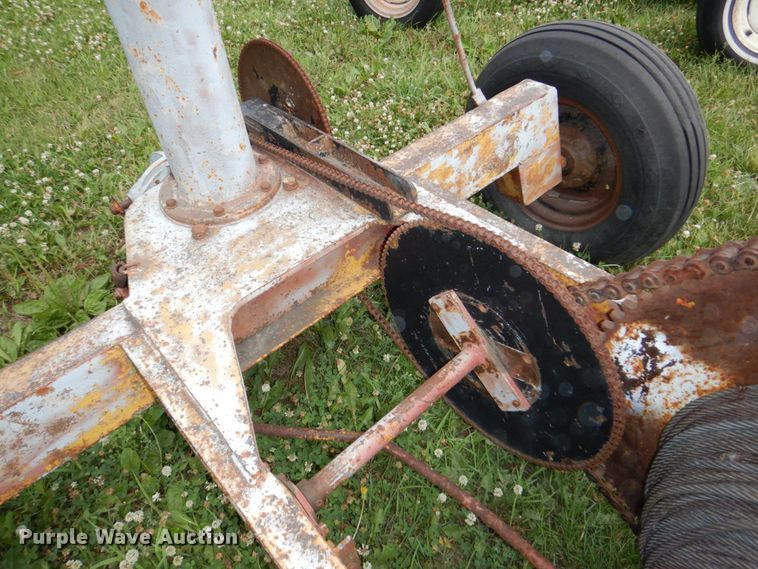 image for item DM2277 Rainbow  irrigation gun with hose reel trailer