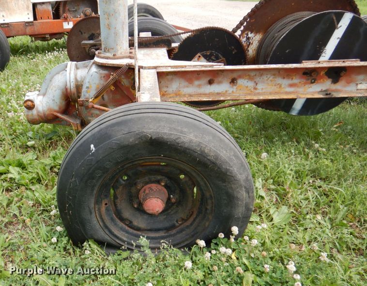 image for item DM2277 Rainbow  irrigation gun with hose reel trailer