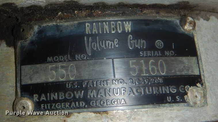 image for item DM2277 Rainbow  irrigation gun with hose reel trailer