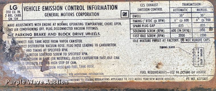 image for item DM4171 1972 Chevrolet Chevelle Malibu