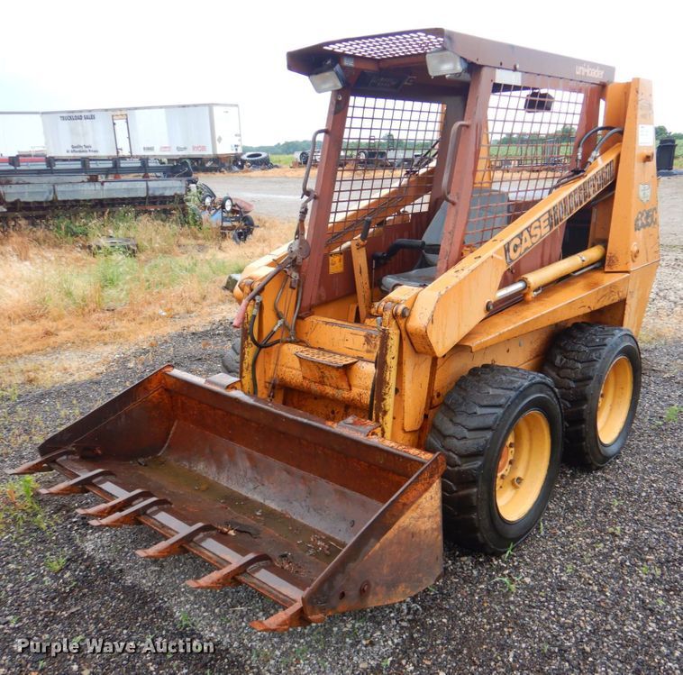 image for item DP4334 1989 Case 1835C  skid steer loader