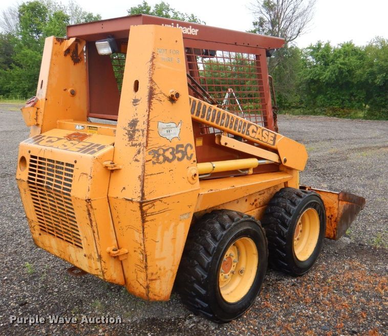 image for item DP4334 1989 Case 1835C  skid steer loader