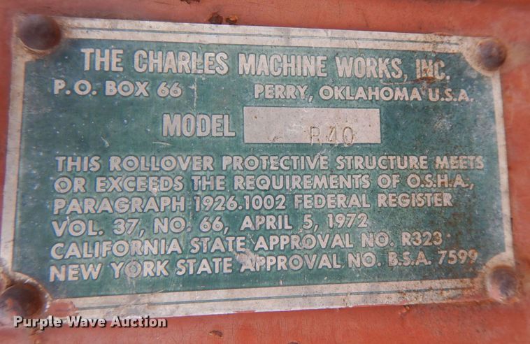 image for item DS8079 Ditch Witch R40D  trencher