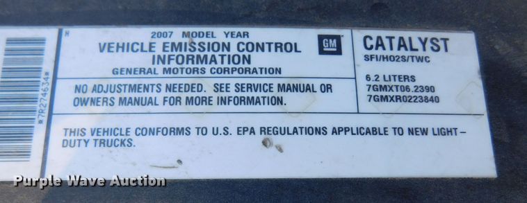 image for item GP9567 2007 Cadillac Escalade ESV  SUV