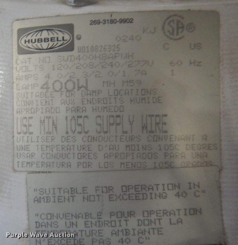 image for item HU9421 Approximately 17 Hubbell lights