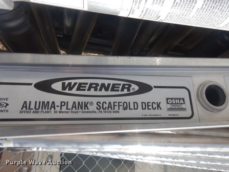 image for item HU9422 Werner Aluma Plank  scaffold deck