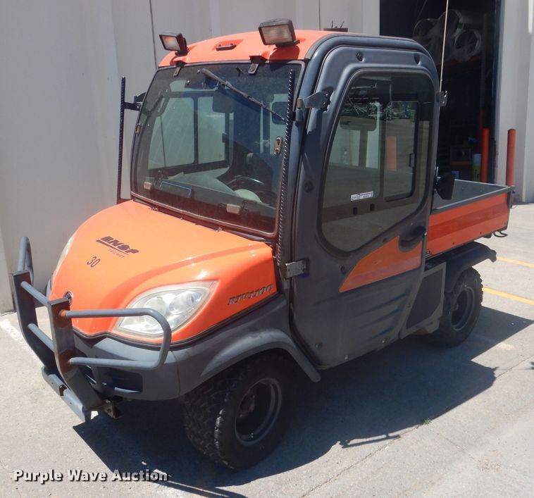 image for item HU9423 2011 Kubota RTV 1100  utility vehicle