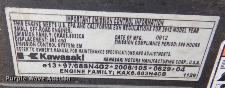 image for item IM9968 2009 Scag SWZ48V -17KAI  lawn mower