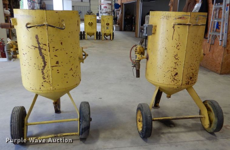 image for item JA9198 (2) Clemco sandblast pots