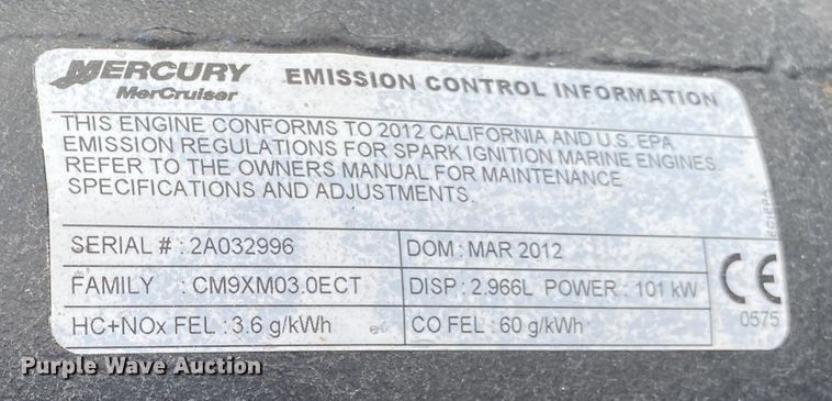 image for item JA9205 2013 Tahoe  boat