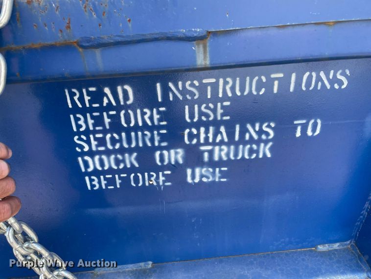 image for item JC9890 Bluff Manufacturing 20SYS8436L  loading dock ramp