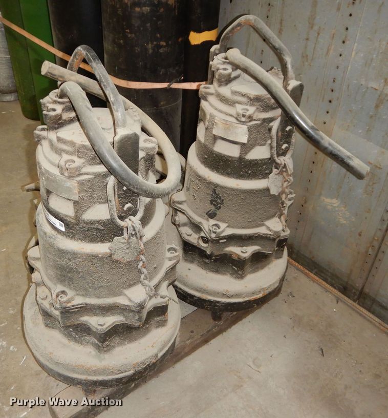 image for item JX9149 (2) ITT Flygt FLS trash pumps