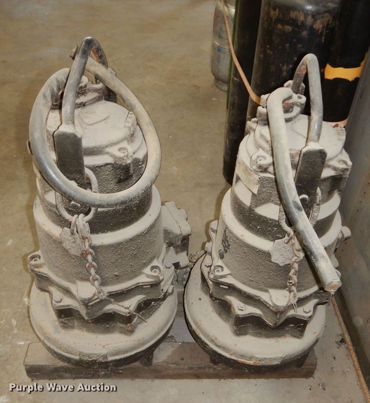 image for item JX9149 (2) ITT Flygt FLS trash pumps
